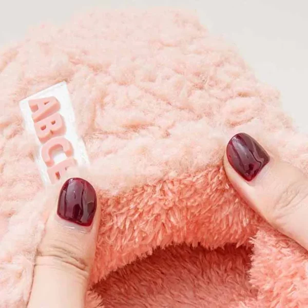 Eyriphy New Fashion Cotton Slippers For Women Winter Warm House Shoes Curly Faux Cotton Bedroom Slides Non-Slips Comfort Slipper - Image 6