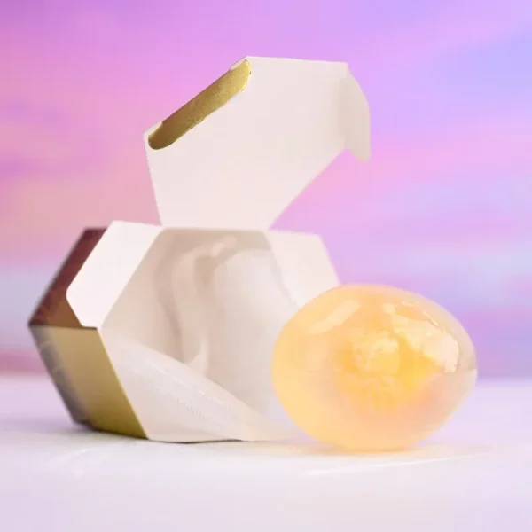 Natural Organic Collagen Egg Soap Wholesale Collagen Handmade Face Bath Soap Bar 80g Savon Eclaircissant Sabun - Image 6