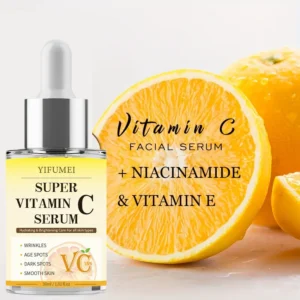 TIFUMEI 7 IN 1 Bright Skin Vitamin C Niacinamide Booster Serum Whitening Skin Tone Essence Fade Acne Mark Beauty Products 30ml