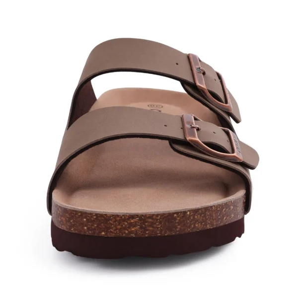 Evshine Men Cork Slippers Summer Cork Footbed Clogs Sandals Women Outdoor Suede Beach Slides With Arch Support Men Clogs Sandals - Image 4