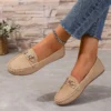 Women's Casual Slip on Mary Jane Shoes 2025 Spring Autumn New Fashion Round Toe Solid Soft Sole Flat Loafers Zapatos De Mujer - Image 3