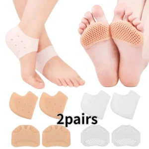 Silicone Heel Protectors Metatarsal Pads Forefoot Gel Pad Plantar Fasciitis Foot Pain Relief Inserts Foot Blister Care Cushions