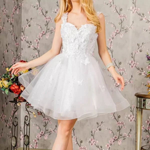 Lamour 2025 New Lovely Quinceanera Dresses Short Above Knees Princess Party Birthday Gowns Vestido De Novia 15 Anos Casamento - Image 3
