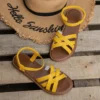 Chic Spring Essential: Women's Lightweight Flat Sandals with Easy-Fit Elastic Band, Perfect for All-Day Comfort and Style - Image 3