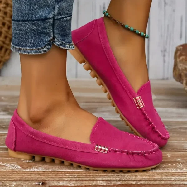 Spring Autumn Loafers Wear-resisting Sneakers Women Casual Single Shoes Fashion Non-slip Soft Flat Loafer Shoes Zapatos De Mujer - Image 4