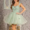 Lamour 2025 New Lovely Quinceanera Dresses Short Above Knees Princess Party Birthday Gowns Vestido De Novia 15 Anos Casamento
