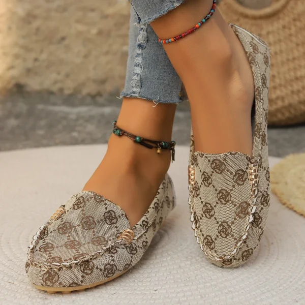 Spring Autumn Loafers Wear-resisting Sneakers Women Casual Single Shoes Fashion Non-slip Soft Flat Loafer Shoes Zapatos De Mujer