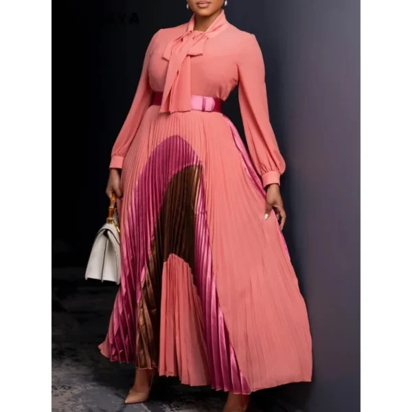 Customized Customized Elegant Long Sleeve Maxi Dress Women Birthday Party Dance Celebrity Gown Formal Evening Dress Africa Clot - Image 3