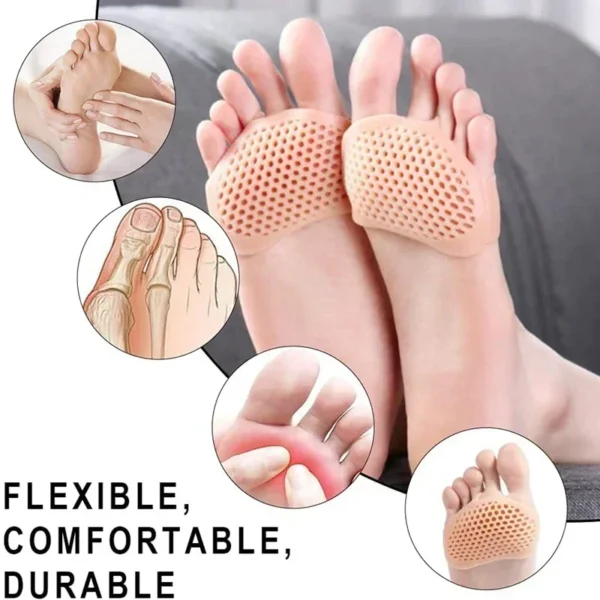 Silicone Heel Protectors Metatarsal Pads Forefoot Gel Pad Plantar Fasciitis Foot Pain Relief Inserts Foot Blister Care Cushions - Image 4