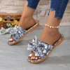 Women Slippers Summer Outdoor Bow-knot Comfortable Slippers Women Trend Beach Casual Sandals Brand Design Luxury Slides Women - Image 3