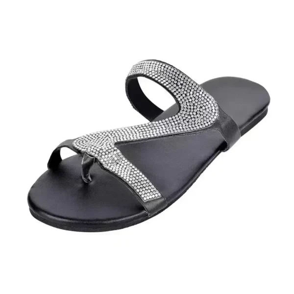 Women Summer Flat Bling Slippers Female Flip Flops Sandals Outdoor Beach Women Sandals Glitter Shoes for Women 2024 - Image 6