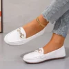 Women's Casual Slip on Mary Jane Shoes 2025 Spring Autumn New Fashion Round Toe Solid Soft Sole Flat Loafers Zapatos De Mujer - Image 2